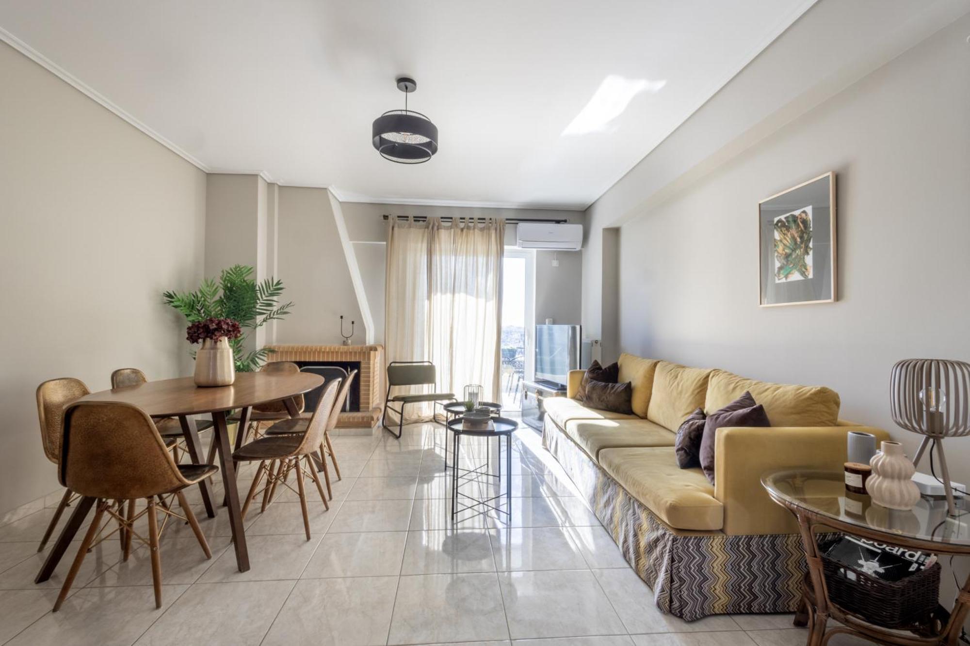 Renovated 3 Bedroom Apt With Acropolis View Atény Exteriér fotografie