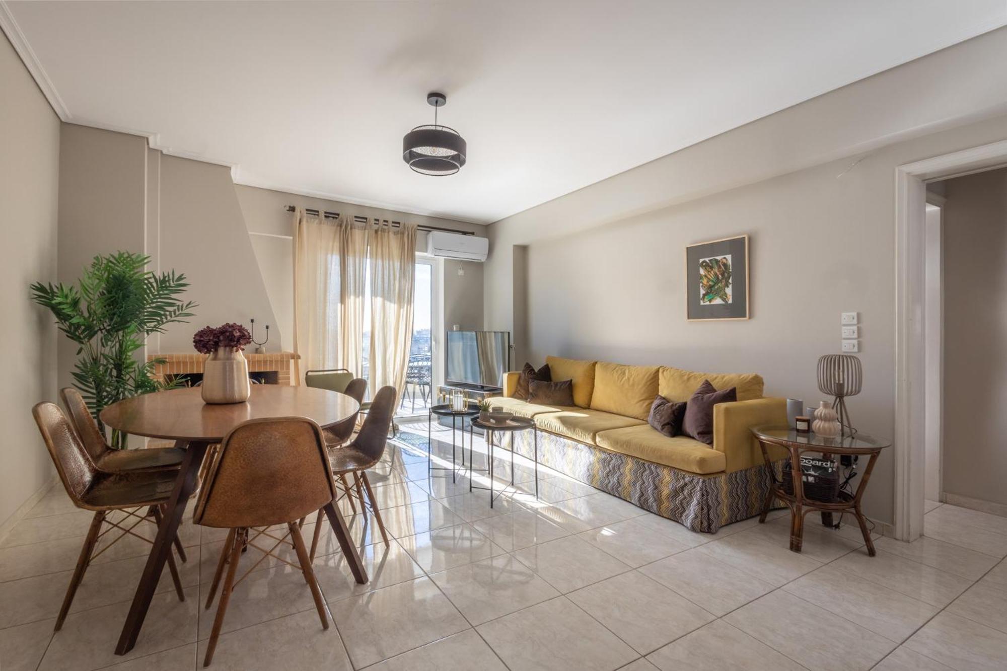 Renovated 3 Bedroom Apt With Acropolis View Atény Exteriér fotografie